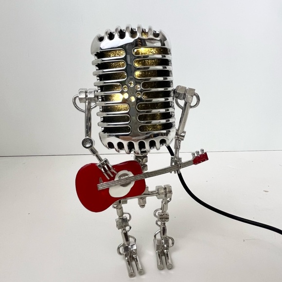 Steam Punk Microphone Man Light Decor Night Light - Picture 12 of 12